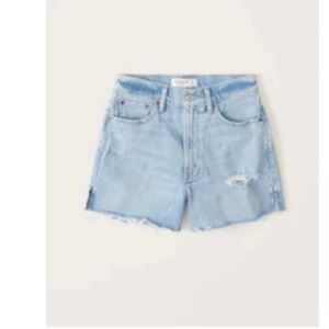 Abercrombie and Fitch 4inch High Rise Mom Short NWT SIZE 29/8 (2022 version)